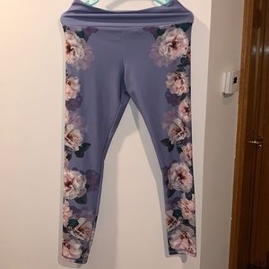 Forever21 floral leggings